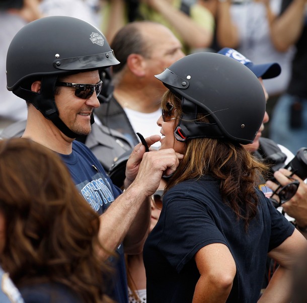 Sarah Palin Joins Rolling Thunder Rally In Washington DC