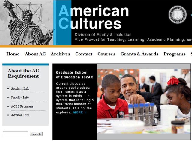 American Cultures homepage.Berkeley