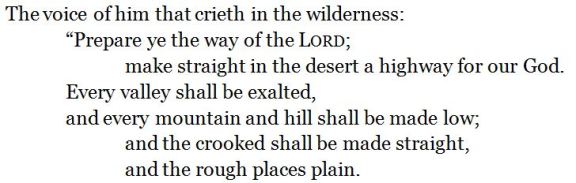 Isaiah 40.1-3
