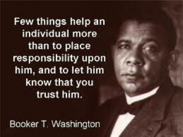 Booker T Washington.Message