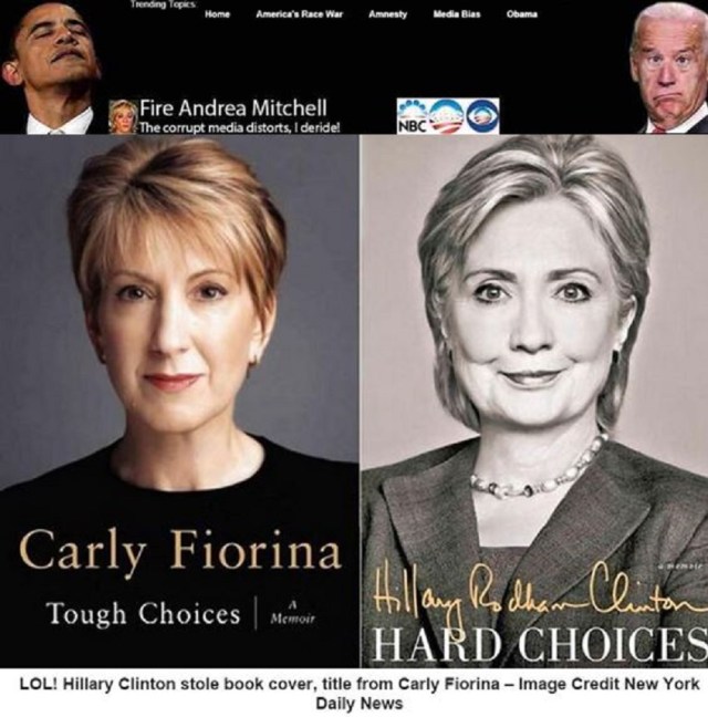 HRC stole Carly's cover.2